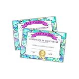 Art Certificate of Achievement 30 Stück, 15,2 x 22,9 cm, Karton, preisgekrönt, Zeichnen, Malerei, Exzellenz, verbessertes Zertifikat, Künstler, Grundschule