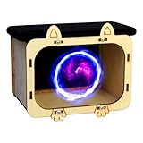 Präsentationsständer aus Holz - Handy-Projektor, Heimkino-Projektor, 360-Grad-Bilder, 3D-Film, Projektor, Hologramm-Telefonuhr, Heimkino aus Karton