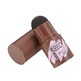 DEARMAMY 1 Stück Puder für haarfeine Augenbrauen vorübergehend Haaransatz berühren hairline powder haar zubehör Schweißfestes Polster Haarschmuck pulver gegen haarausfall Brown