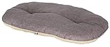 Kerbl Liegekissen Loneta (Farbe Beige/Grau, L x B x H 64 x 48 x 7 cm, Hundekissen, beidseitig verwendbar) 80354