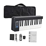 Digital Piano Für Anfänger Zusammenklappbares Elektronisches Klavier Mit 61 Tasten Zusammenklappbare 61-Tasten-Klaviertastatur Mit Empfindlicher Tastatur Mit Klaviertasche Und Wiederaufladbarem Sustai