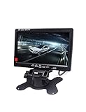 Pardarsey 17,8 cm (7 Zoll) LED-Hintergrundbeleuchtung, TFT-LCD-Monitor für Auto-Rückfahrkameras, Auto-DVD, Serveillance-Kamera, STB, Satellitenempfänger und andere Video-Geräte