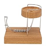 Zerodis Kinetische Kunst Perpetuum -Tragetischspielzeug, Nicht -Stop Rolling Ball Newton Simulation, Gadget Desktop Dekoration der Wissenschaft Physik, Kreativ und Lehrreich für