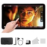PortKeys LS7P DSLR Kamera Feldmonitor, 7 Zoll Touchscreen, 1000 Nits 4K HDMI-Eingang, 3D LUT, HD 1920x1080 IPS, Rec.709 Farbkalibrierung, Dual LUT, On-Camera-Monitor mit Safe Box Bildschirmschutz