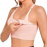 HBselect Still-BHS für das Stillen, Medium-Impact Nursing Sports Bra Unterstützung Mutterschaft BH Schwangerschaft Wireless Bra