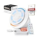 100mm Badlüfter 2 Seitig Wind 6Gang Wind mit Anzeigelicht. Verbesserter Lüftung mit 433 MHz Fernbedienung. 2W Energieeffizienter DC Motor, Einfach Installieren für Badezimmer Waschküche Garage P106E2