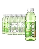 ganic Vitaminwasser Ananas Kiwi – 12 x 0,5 L PET-Flaschen – Vitamin Booster mit exotischem Geschmack – 100 % natürlich, vegan, isotonisch & kalorienarm – ohne Konservierungsstoffe & Allergene