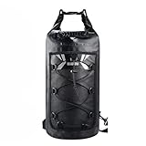BROTOU Dry Bag 20L wasserdichte Tasche, Packsack Wasserdicht mit Verstellbarer Schultergurt,Schwimmtasche Wasserdichter Rucksack für Kajakfahren, Angeln, Schwimmen, Wassensport Treiben
