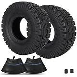 3.00-4 Reifen mit Schlauch,RUTU 2 Stück 260x85 Mantel Transportwagen für Sackkarren,HandWagen,Garten Wagen,Sackkarrenrad,Gokart