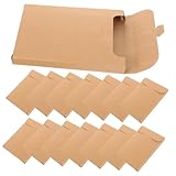 OUNONA 100 Stück Cd Dvd Hüllen aus Papier Wiederverwendbare Aufbewahrungstaschen für Dvds Langlebige Papierumschläge für Musik und Spielsammler Platzsparend