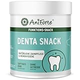 AniForte Denta Snack für Hunde 300g - natürliche Zahnpflege, gegen Hund Mundgeruch, Hundeleckerli für gesunde Zähne & Vorbeugung, Mundhygiene Zahnpflegesnacks getreidefrei