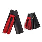 Yardwe 1 Set Allegro Instrument Traditionelle Klöppel Percussion Klöppel Handklöppel Traditionelle Kuaiban Schwarz Bambus