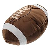 TOYANDONA 1 Nachbildung Eines Rugbyballs Ideales Zum Geburtstag Für Jungen Ca Perfektes Kuschelkissen Für Kleine Sportfans