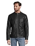 TOM TAILOR Herren Bikerjacke aus Kunstleder, XL