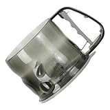 Mehlsieb zum Backen, feinmaschig, halbautomatischer Puderzuckerstreuer, Staubsieb, Küche, Mehlsieb, für Küche, Restaurants, Konditorei, Café, Geschäft