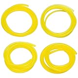 4 Stück Benzinschlauch, 5mm, Benzinschlauch Motorsense, Kraftstoffschlauch Motorsäge, Kettensäge Freischneider, Motorsense, Motorsäge Rasenmäher