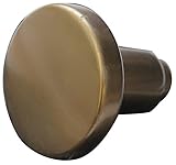 Alpertec 40110480K1 Aluminium Knopf - Lochteil F4 bronziert eloxiert Ø 50 MM Drückergarnitur Türdrücker Türbeschläge Neu