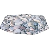 NOLITOY Badewannenkissen PVC mit Saugnäpfen Ergonomisches Kopfstützenkissen für Badewanne Atmungsaktiv und Langlebig Spa und Reise Badezimmerkissen für Nackenstütze