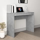 BOWEKAM Home & Garden-Schreibtisch, Betongrau, 90 x 40 x 72 cm, Holz-Möbel-Wahl