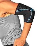 bonmedico Ellenbogenbandage, Tennisarmbandage, Ellenbogenbandage für Damen und Herren - 1 Stück, Grau, M