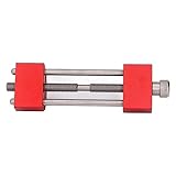 Haofy Langlebige Schleifführung mit Festem Winkel für Schnitzmesser und Flachmeißel. Schleifführung aus Hochwertigem Material für Präzises Schärfen. Rote Aluminiumlegierung