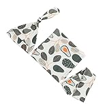 BESTonZON 1 Satz Neugeborenes Wickel Tuch Säugling schläft Neugeborene empfangende Decke kuscheldecke Swaddle pucken Neugeborenes Zubehör Wickeltuch Polyester Olive Green