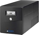 Lapara LA-VST-1500LCD Unterbrechungsfreie Stromversorgung USV, 1500 VA, 900 W, interaktives LCD-Display