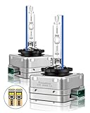 Ruiandsion 2er Pack Upgrade D3S Xenon Lampe 6000K Weiß – Hellere HID Scheinwerferlampen für Auto, D3R D3S Ersatz-Set, 35W High-Intensity-Discharge-Lampe