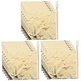 SHINEOFI 3 Sätze Goldene Folie Dekorationspapier goldfolie Gold foil Blattgold für die Kunst Möbelfolienflocken Handwerkliches Zubehör Maniküre liefert Goldflocken zum Basteln hölzern