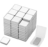 Wukong 50 Stücke Neodym Super Magnete Würfel 10 x 10 x 3 mm, Sehr Starke Magnete für Glas-Magnetboards, Magnettafel, Whiteboard, Tafel, Pinnwand, Kühlschrank, und vieles mehr