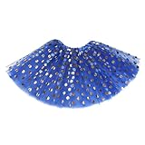 Damen Tüllrock Tütü Rock Unterröcke Tüllrock Karneval Party Tutu Kurz Festival Outfit Frauen Party Karneval Kostüme Rockabilly Petticoat Ballet Tanzkleid Kostüm Damen Tutu Kostüm (Dark Blue, One Size)