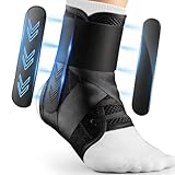 YIKANWEN Sprunggelenkbandage für Damen & Herren - 1 Stück，Einstellbares bandage fußgelenk für Atmungsaktive Stütze für Sport & Genesung -M