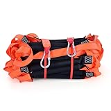 Meidansini Strickleiter, 8M Notfall Feuerleiter Training Soft Ladder, Flammensichere Seilzugleiter 2-3 Stockwerk Wiederverwendbares Fenster Balkon Baumhaus Sicherheits Rettungsleiter