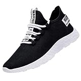 Generisch Sportschuhe Herren Laufschuhe rutschfest Joggingschuhe Atmungsaktiv Reiseschuhe Classic Outdoorschuhe Farbkontrast Reiseschuhe Lässige Sportschuhe Luftpolster Walkingschuhe zum Wandern