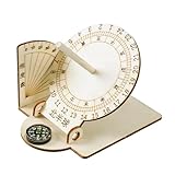 Holz-Sonnenuhr-Modelle, Uhren, wissenschaftliches Geographie-Lehrwerkzeug, pädagogisches Spielzeug für Wissenschaftler, Schreibtisch-Ornamente, äquatoriell, wissenschaftlich