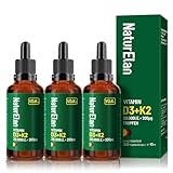 Vitamin D3 k2 Tropfen - 20000I.E, 1 Tropfen alle 20 Tage, 1000IE pro Tagesdosis，3pack