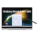 Samsung Galaxy Book4 Pro 360 inklusive S Pen, 16 Zoll-Notebook mit Touchscreen, Windows-Laptop, Intel Core Ultra 7, 16 GB RAM, 512 GB, Platinum Silver