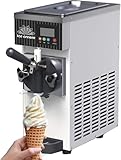 Kommerzielle Soft-Serve-Eismaschine mit Vorkühlung und Auto-Clean-Funktion für effiziente Dessert-Produktion