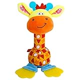 Greifling und Rassel,Rassel Baby Plüschtiere Entwicklungs-Spielzeug für Kleinkinder 3-12 Monaten, Greifling zum Quietschen,Fühlen und Spiele für Mädchen und Jungen, Baby Geschenk.