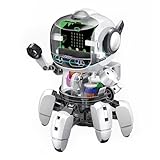 Velleman Roboter Bausatz, Tobbie II, Micro:bit, programmierbarer Roboter für Kinder, STEM-Robotik, Spielzeug programmieren Lernen, Geschenke für Kinder ab 14 Jahre, Elektronik Experimentierkasten