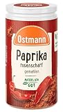 Ostmann Gewürze -Paprika rosenscharf | Schärfe für Gulasch, Suppen und Eintöpfe | 35 g in der Streudose