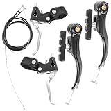 Mikinona Bremssattel für Mountainbikes Leichter und Kompakter Fahrrad Bremsarm mit Verstärktem Bremshebel Rutschfeste Bremsbeläge für Verbesserte Bremsleistung und Leisen Betrieb bei Allen