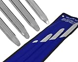 2EXTREME Montierhebel Satz 4-teilig 30 40 50 60 cm - Manganstahl Reifenmontierhebel - Montiereisen Reifen Werkzeug für Reifenmontage und Reifenwechsel - geeignet für Fahrrad Roller Motorrad Auto