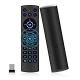 Binghe Air Mouse Voice Bluetooth Fernbedienung, G20s PRO 2.4G Bluetooth Fernbedienung, Dual-Mode Smart Fern-bedienung mit Hintergrundbeleuchtung für Android/Computer/TV-Box/Projektor