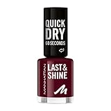 MANHATTAN Last & Shine schnelltrocknender Nail Polish, veganer & tierversuchsfreier Nagellack, langanhaltend, ultraglänzendes Finish, 8ml, Fb. 730 Your Favourite