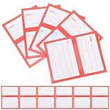 JOINPAYA 150 Selbstklebende Versandetiketten mit „an“ und „von“ Bereich Leere Adressaufkleber zum Beschriften Haftstark für Briefe Pakete und Retouren Vielseitig für Büro und Versand