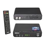 Humax Digital HD Fox Digitaler HD Satellitenreceiver 1080P Digital HDTV Sat-Receiver mit 12V Netzteil Camping - Astra vorinstalliert - HDMI, SCART, DVB-S/S2 PVR Ready