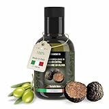 Foodico Trüffelöl – Italienisches Olivenöl Extra Vergine mit schwarzem Trüffel | Kaltgepresst & intensiv im Geschmack | Gourmetöl für Pasta, Fleisch & Risotto | 250 ml Glasflasche
