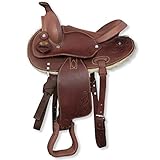 Silver Horse Sella Pony Western Wyoming Marrone 13'