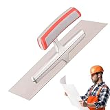 Edelstahl Spachtelmesser - Das spezielle Wandgipsmesser eignet sich für Zementmörtel aus Gipspulver und andere Baumaterialien. Es hat ein sauberes Kantendesign e